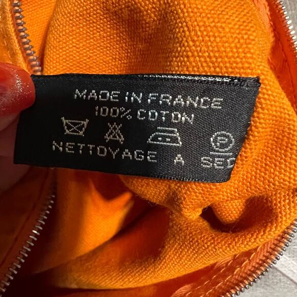 Hermès Bora Bora Orange Canvas Tote Bag Cheval Spree Print - Picture 16 of 16